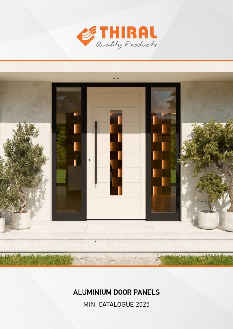 Εξώφυλλο καταλόγου ALUMINIUM DOOR PANELS 2025
